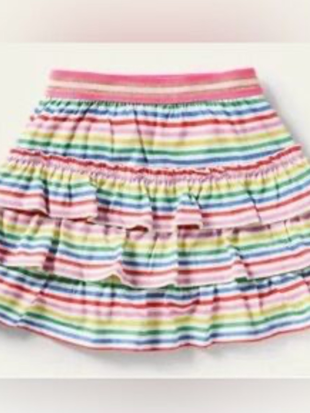 Boden stripe skort